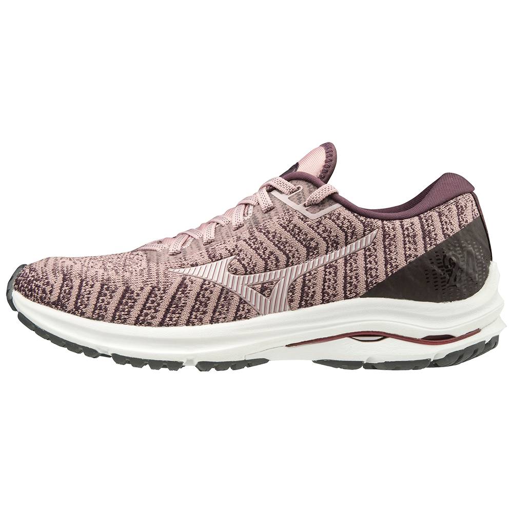 Sapatilhas Running Mizuno Wave Rider 24 WAVEKNIT™ - Mulher - Rosa - JKLVF4701